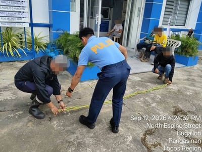 Two solar farm workers arrested for alleged cable theft in Pangasinan