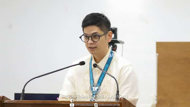 Northern Samar provincial Board Member Emil Ongchuan II makes his final pitch for the passage of his proposed ordinance on Right to Care on Thursday.