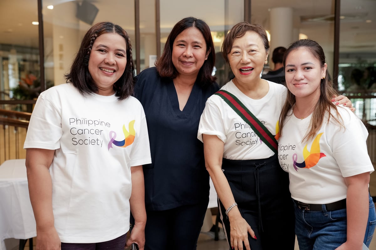 NORA Flor Trivino, Mary Grace Alican, Best Dressed awardee Annabel Uy and Ericka Monique Aringo.