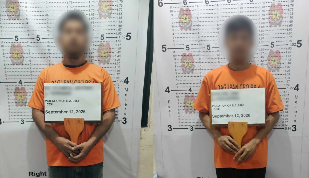 Two arrested in Dagupan buy-bust, P34,000 shabu seized