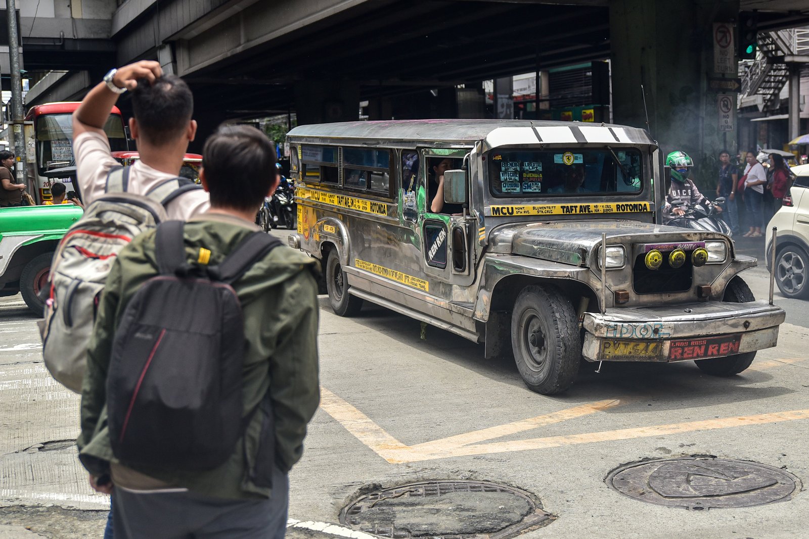Jeepneys are seen operating along the streets of Manila as commuters go about their daily routine ahead of a nationwide transport strike called by transport group MANIBELA on Monday, September 14. l  Zedrich Xylak Madrid