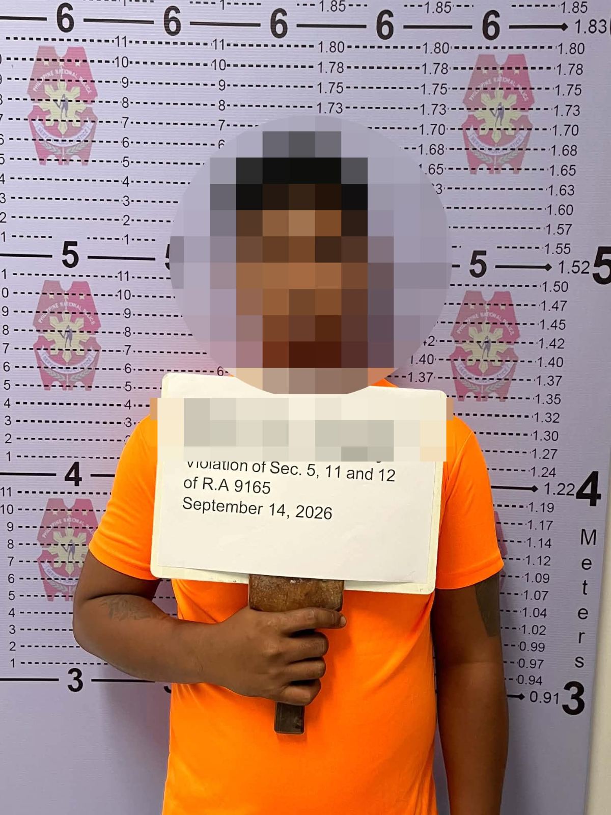 Security guard arrested, 0.6 grams of suspected shabu seized in Bautista
