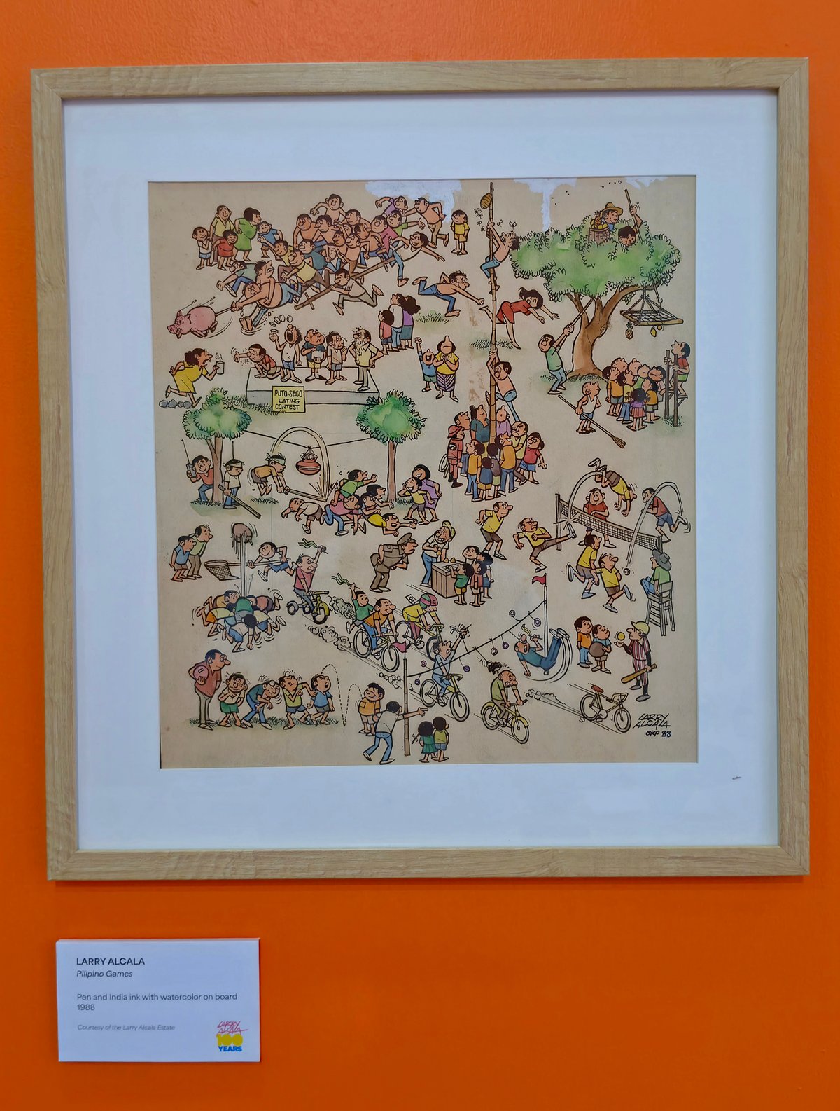 ‘CENTRAL Luzon Floods’ (pen and India ink on board, 1993).