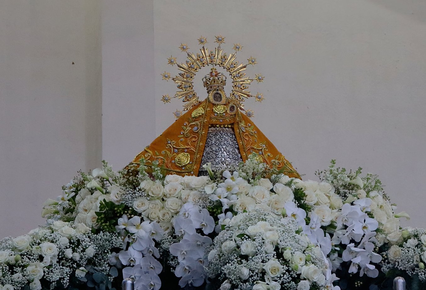 IMAGE of Our Lady of Peñafrancia, the patroness of Bicol Region.