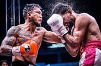 EUMIR Marcial bangs his way to a controversial victory over Eddy Colmenares of Venezuela in his last fight.