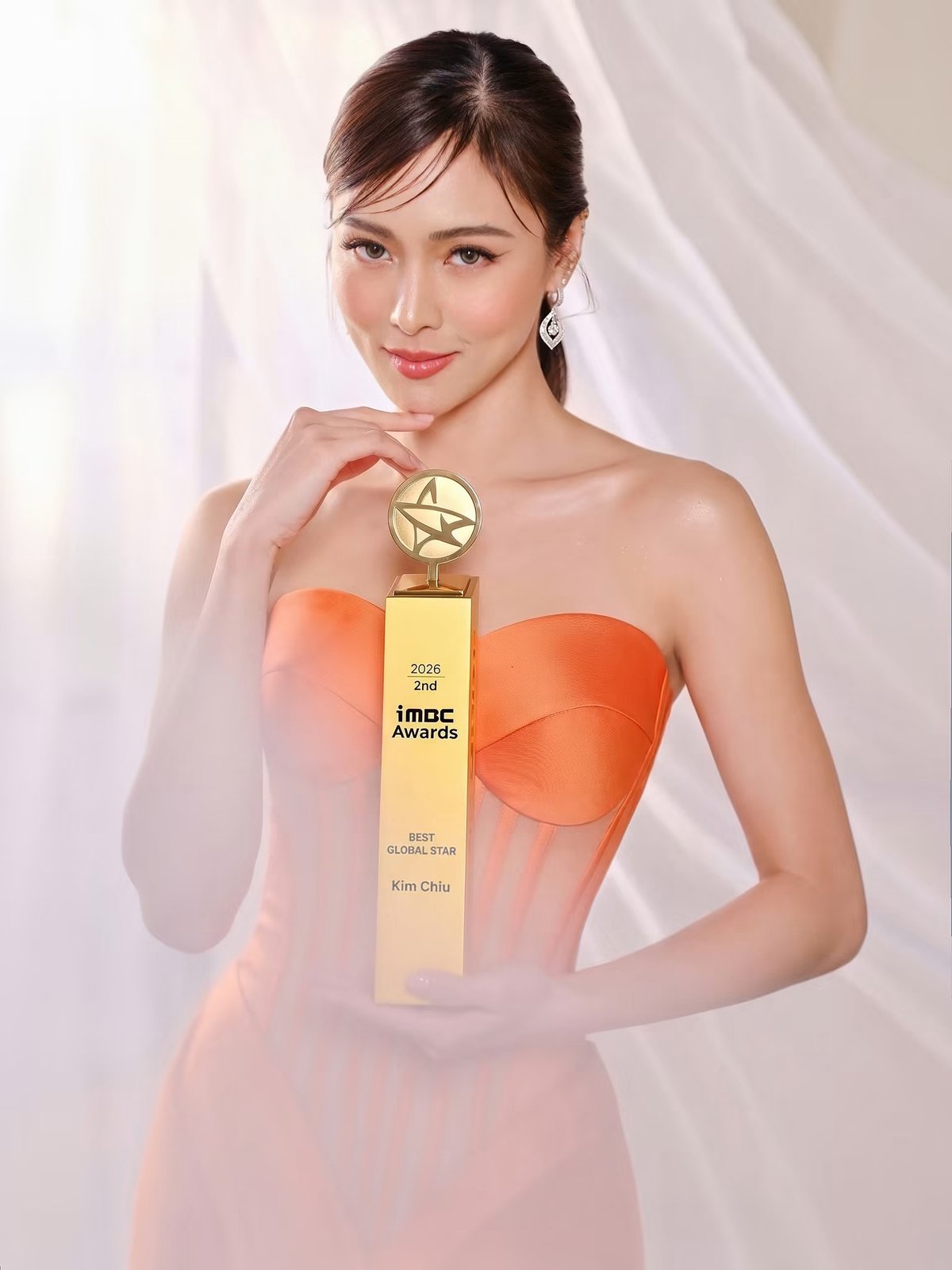 Kim Chiu celebrates Best Global Star honor at iMBC Awards