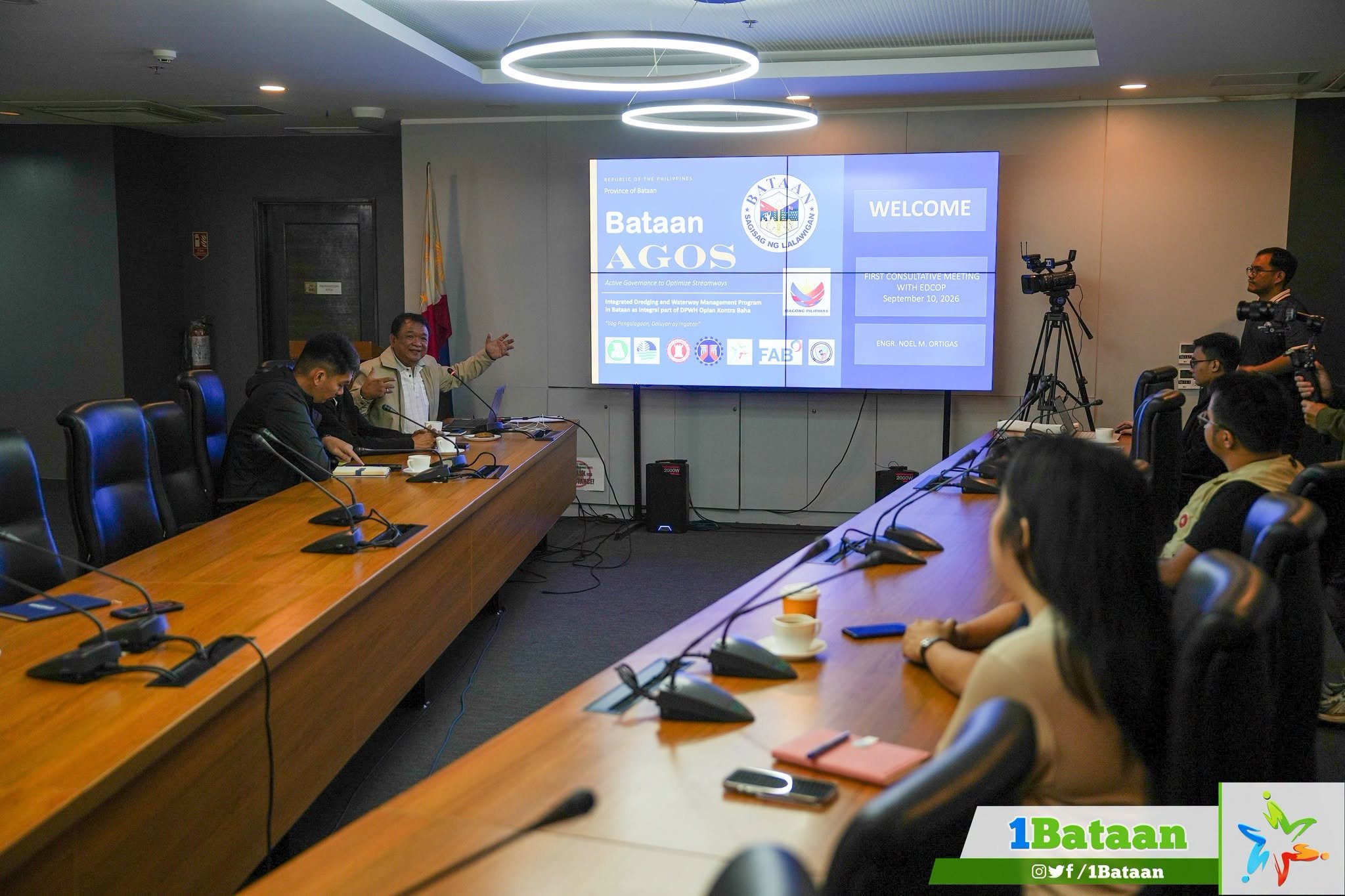 Provincial government discuss AGOS program to prevent flooding in Bataan