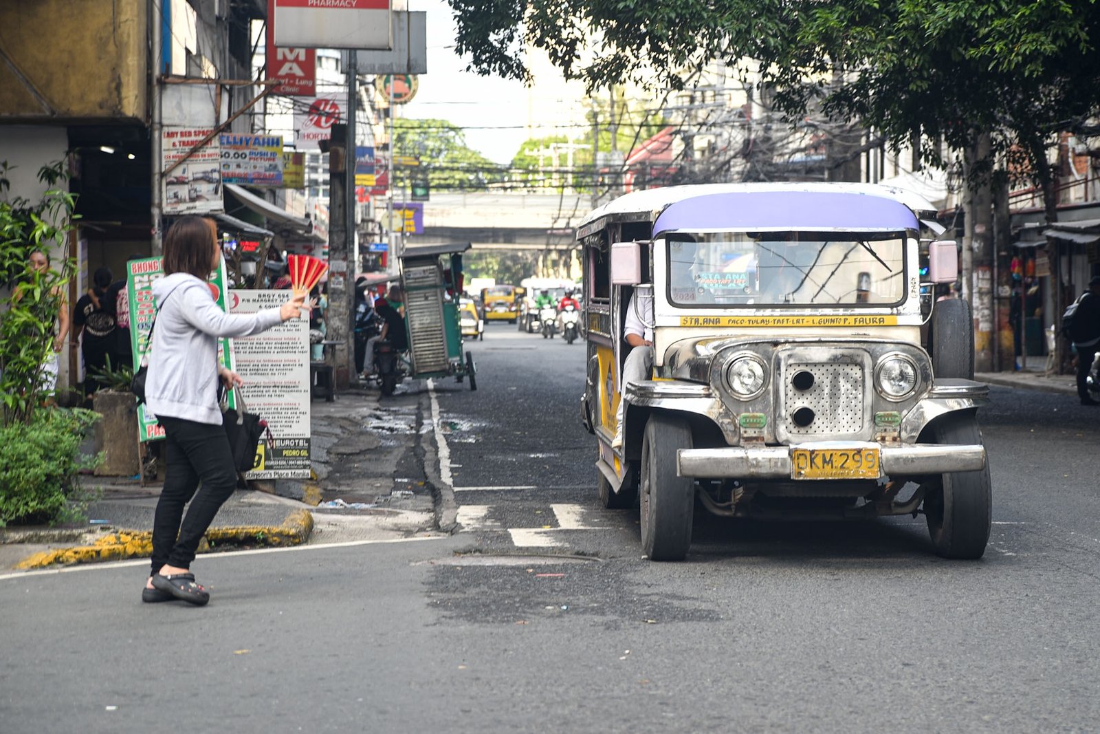 Commuters in Manila are seen riding jeepneys despite the start of a two-day transport strike by MANIBELA over rising fuel prices and calls for a fare increase on 14 September. l Zedrich Xylak Madrid
