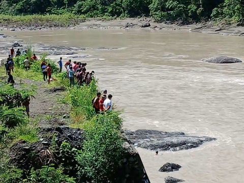 Search on for man swept away in Chico River