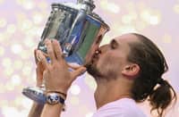 ALEXANDER Zverev lifts his second Grand Slam trophy following a 6-3, 7-6 (7/2), 5-7, 6-2 triumph over Ben Shelton in the final of the US Open men’s singles event.