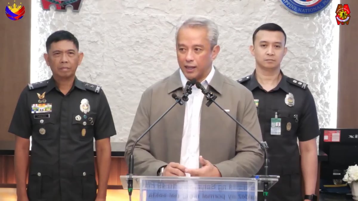 Jonvic Remulla during the DILG press briefing on 15 September