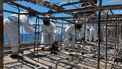 PCG Investigates vessel fire