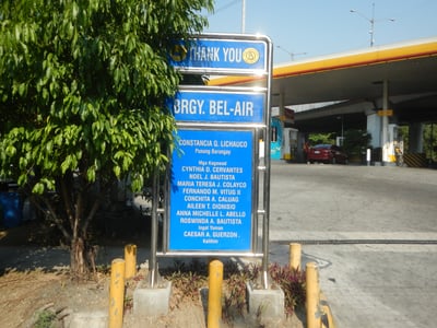 Two nabbed for alleged theft of building signage in Makati