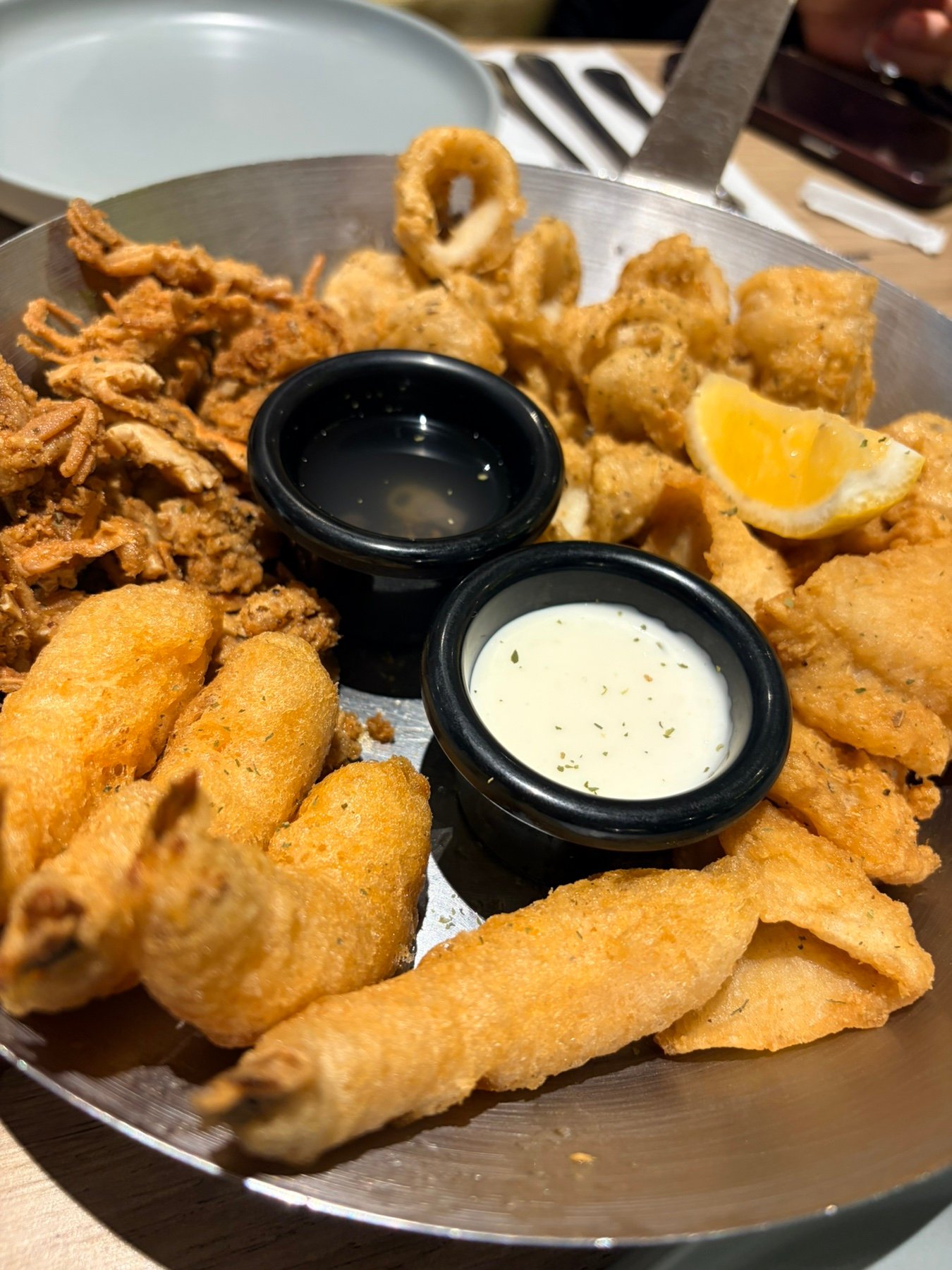CAN'T pick just one? Nibble your way through the favorites with the Fish & Co. sampler.