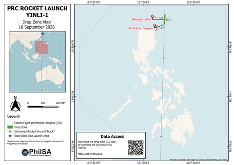 China rocket launch prompts debris watch near Cagayan, Babuyan Island