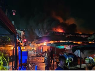 4th-alarm fire hits Pampanga Public Market