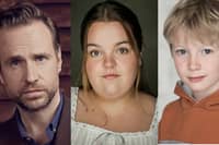 Rafe Spall, Molly Hewitt-Richards and Jasper Ambrose.