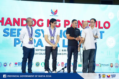 Handog ng Pangulo event distributes 20 solar-powered irrigation projects to Nueva Ecija farmers