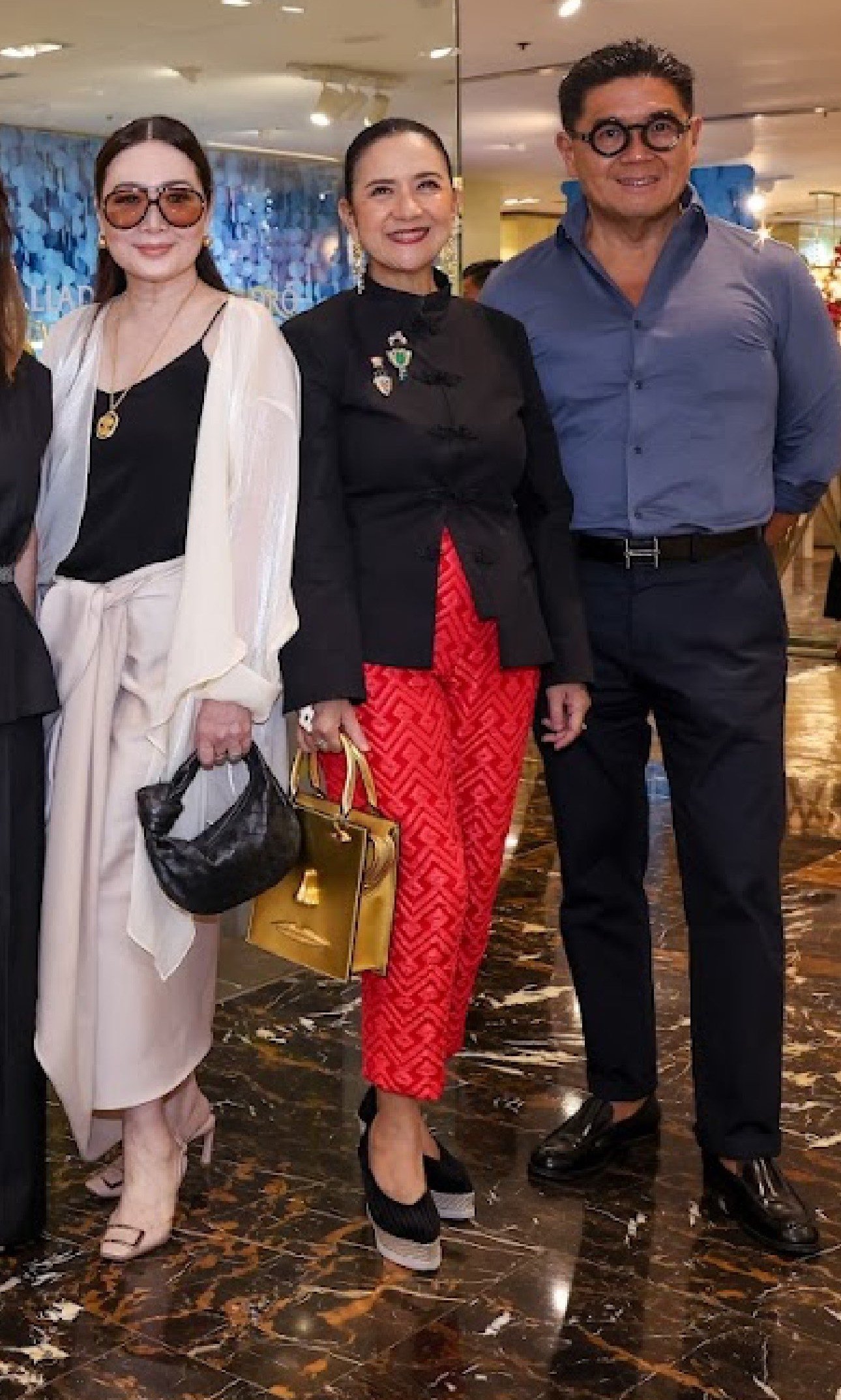 MIA Borromeo with  Linda Ley and  Anton Huang