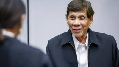 Former Philippine President Rodrigo #Duterte appears at the International Criminal Court (#ICC) in The Hague on 16 September 2026 during a preparatory session as he faces charges over his “war on drugs,” which killed thousands. The 81-year-old previously appeared by video link when he was first brought to the court in The Hague but has since skipped hearings, with his defense team claiming he was too ill.