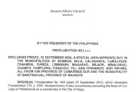 Camarines Sur towns declare special non-working day for Peñafrancia Festival