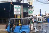 Baseco flood warning sign