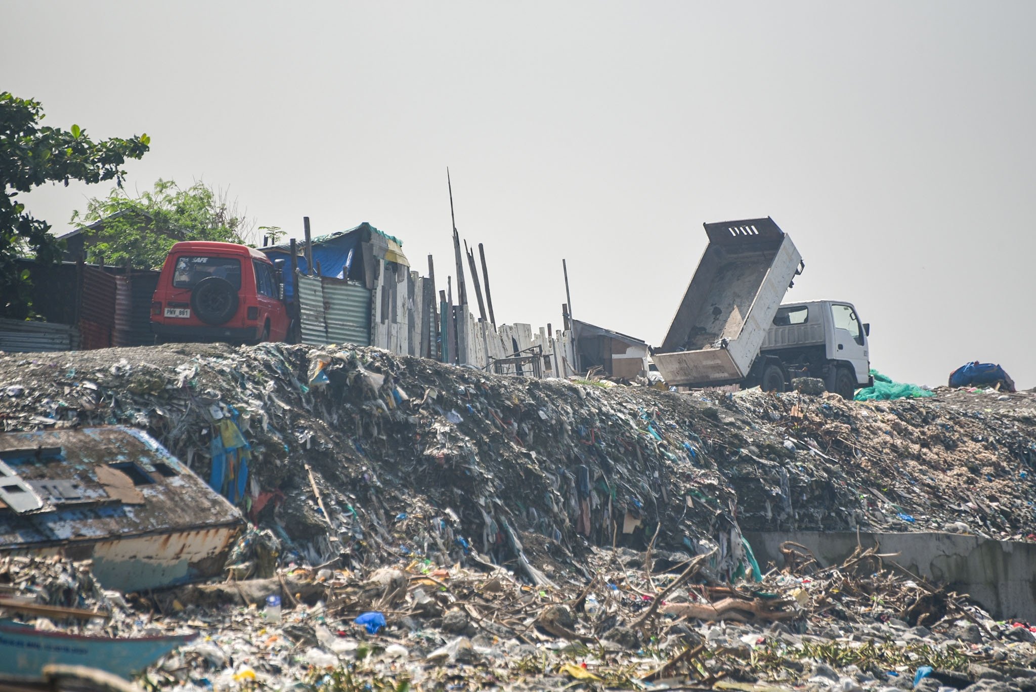 Trash in Baseco Beach ahead of Coastal Clean up