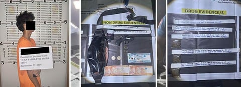 PNP arrests suspect in San Nicolas buy-bust, seizes shabu, marijuana and firearm