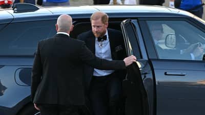 Britain's Prince Harry, Duke of Sussex arrives to attend the inaugural Invictus Spirit Awards at the Old Royal Naval College in Greenwich, south-east London on 17 September, 2026.