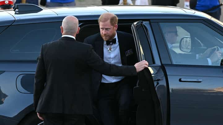 Britain's Prince Harry, Duke of Sussex arrives to attend the inaugural Invictus Spirit Awards at the Old Royal Naval College in Greenwich, south-east London on 17 September, 2026.