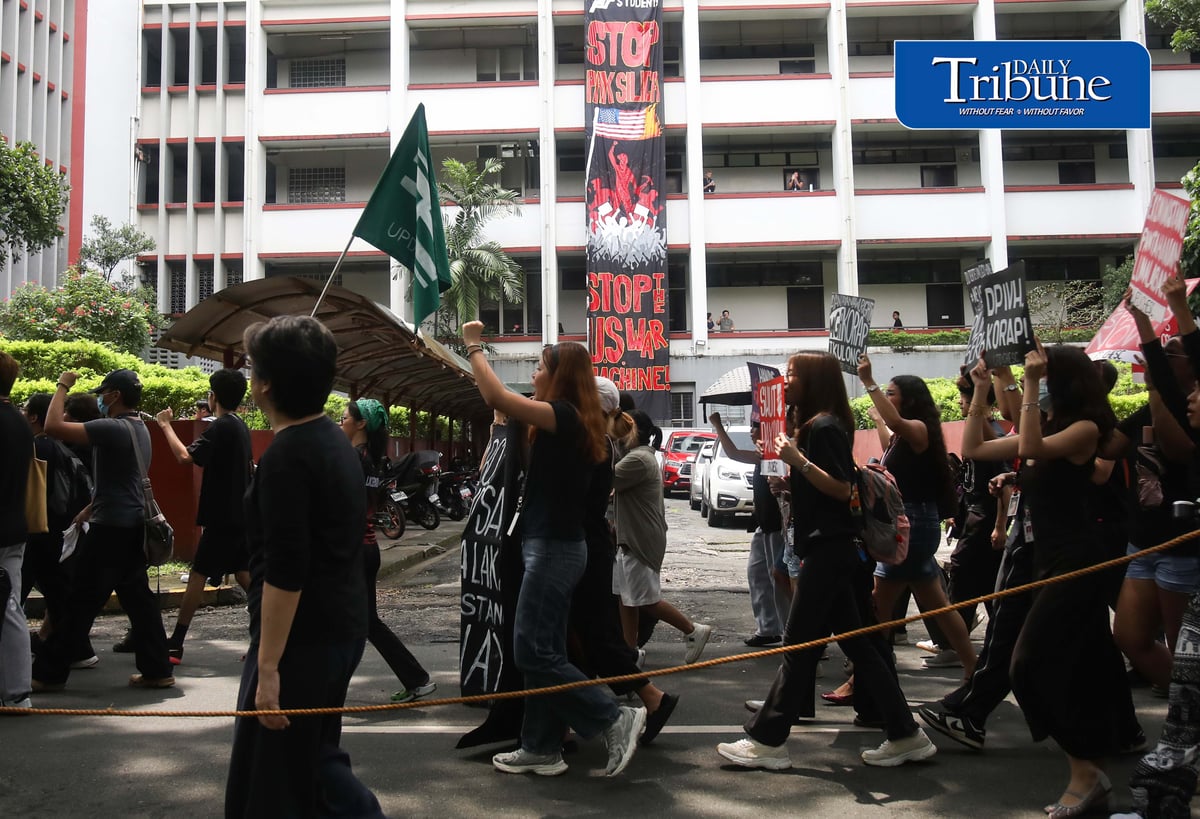 (September 18 2026) Thousand of students from the University of the Philippines-Diliman participate the Black Friday protest against corruption, and impunity, while calling for a higher education budget on Friday, September 18, 2026. The protest is part of preparations for the observance of the 54th anniversary of the declaration of Martial Law. Photo/Analy Labor