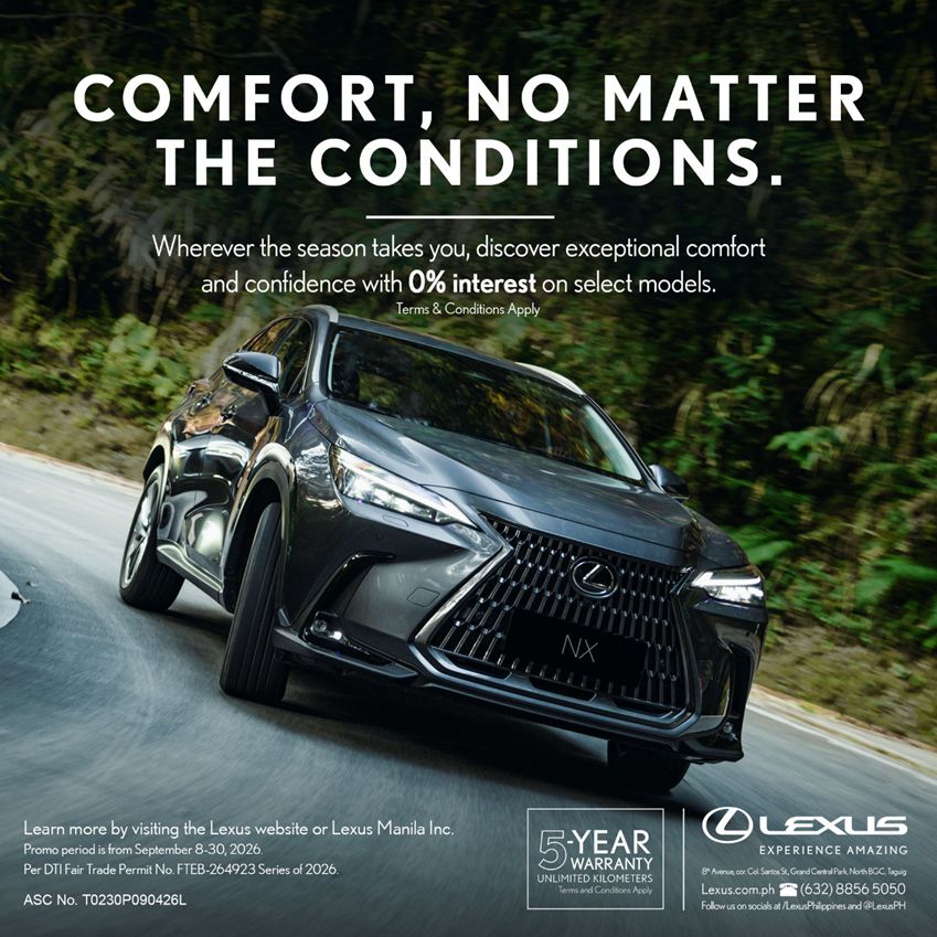 Lexus Philippines rolls out September deals on hybrids, SUVs