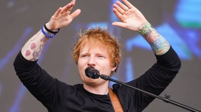 Ed Sheeran struggles against Gaza tide