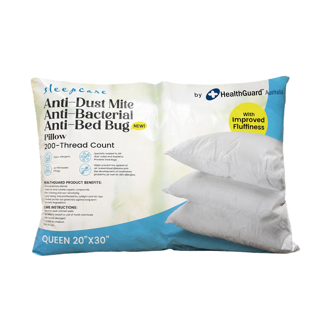 CLEAN sleep starts here. Shielded against dust mites, bacteria, and bed bugs for a healthier night’s rest.