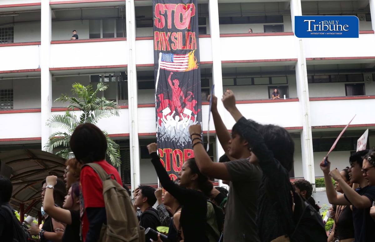 (September 18 2026) Thousand of students from the University of the Philippines-Diliman participate the Black Friday protest against corruption, and impunity, while calling for a higher education budget on Friday, September 18, 2026. The protest is part of preparations for the observance of the 54th anniversary of the declaration of Martial Law. Photo/Analy Labor