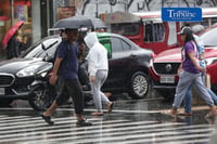 Heavy downpour at QC