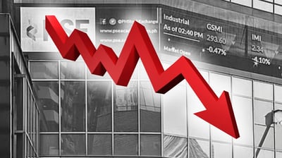 PSEi falls while peso steadies