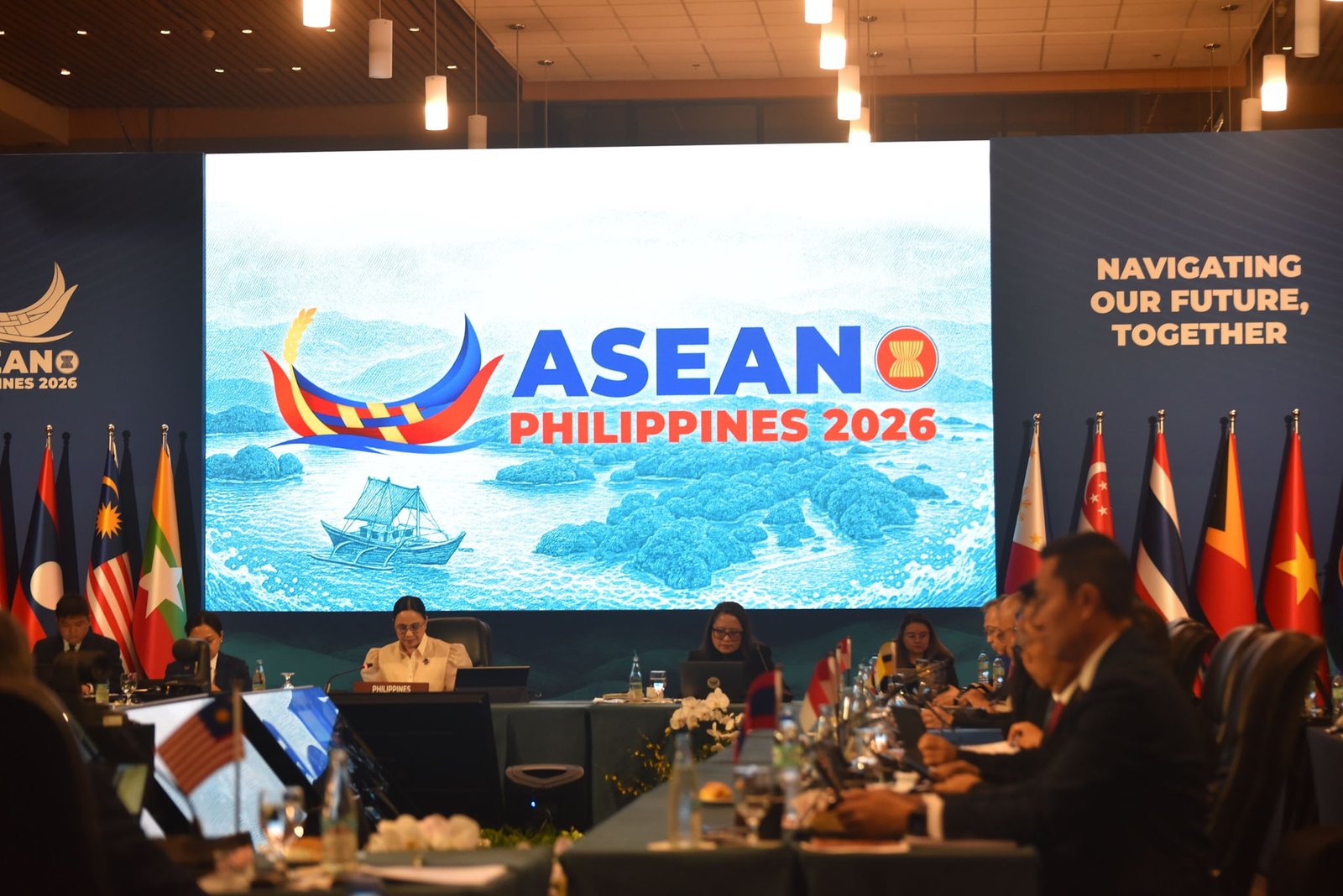 H.E. Maria Cristina Roque, Minister of Trade and Industry of the Republic of the Philippines, presides by sharing her opening remarks in the 29th ASEAN Investments Area Council Meeting for the 58th ASEAN Economic Ministers' Meeting and Related Meeting (AEM) at the Philippines International Convention Center in Pasay City, on 19 September. l Zedrich Xylak Madrid