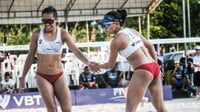 Beach volleybelles face huge odds