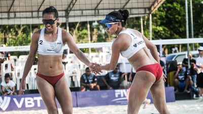 Beach volleybelles face huge odds