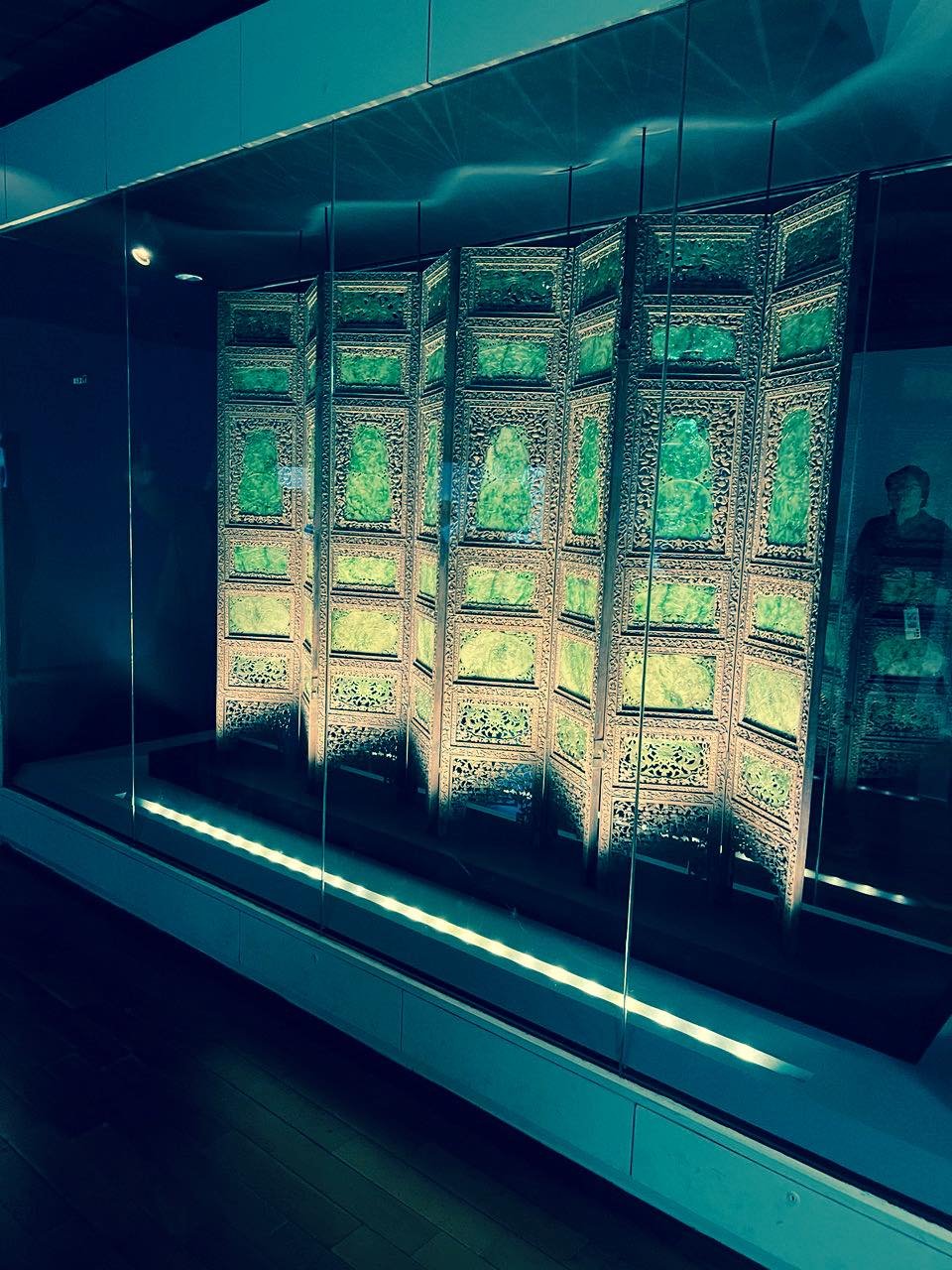 JADE Screen, as a gift to the Emperor of Japan, circa 1940.