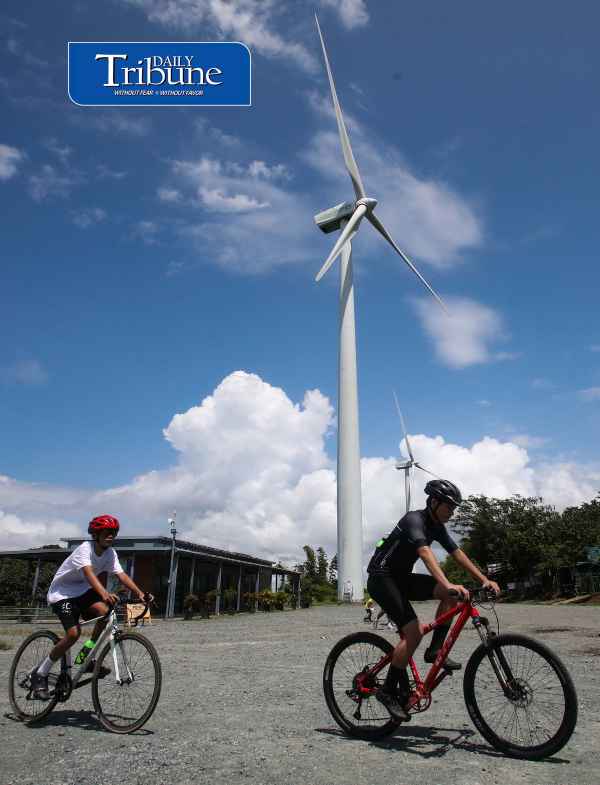 (September 19 2026) Local tourists take advantage fair weather to visit at Pililla Wind Farm in Pililla Rizal on Saturday morning September 19 2026. Photo/Analy Labor
