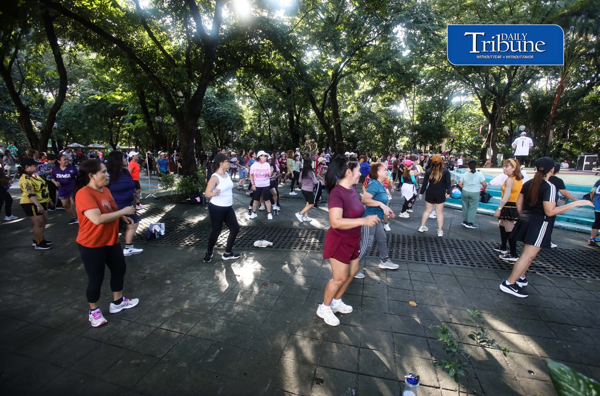(September 19 2026) Park goers take advantage of the fair weather to join the free Zumba at Quezon City circle on Saturday morning September 19 2026. In the year 2026, health remains the top personal concern for Filipinos, driven by a surge in lifestyle diseases and infectious outbreaks. Photo/Analy Labor