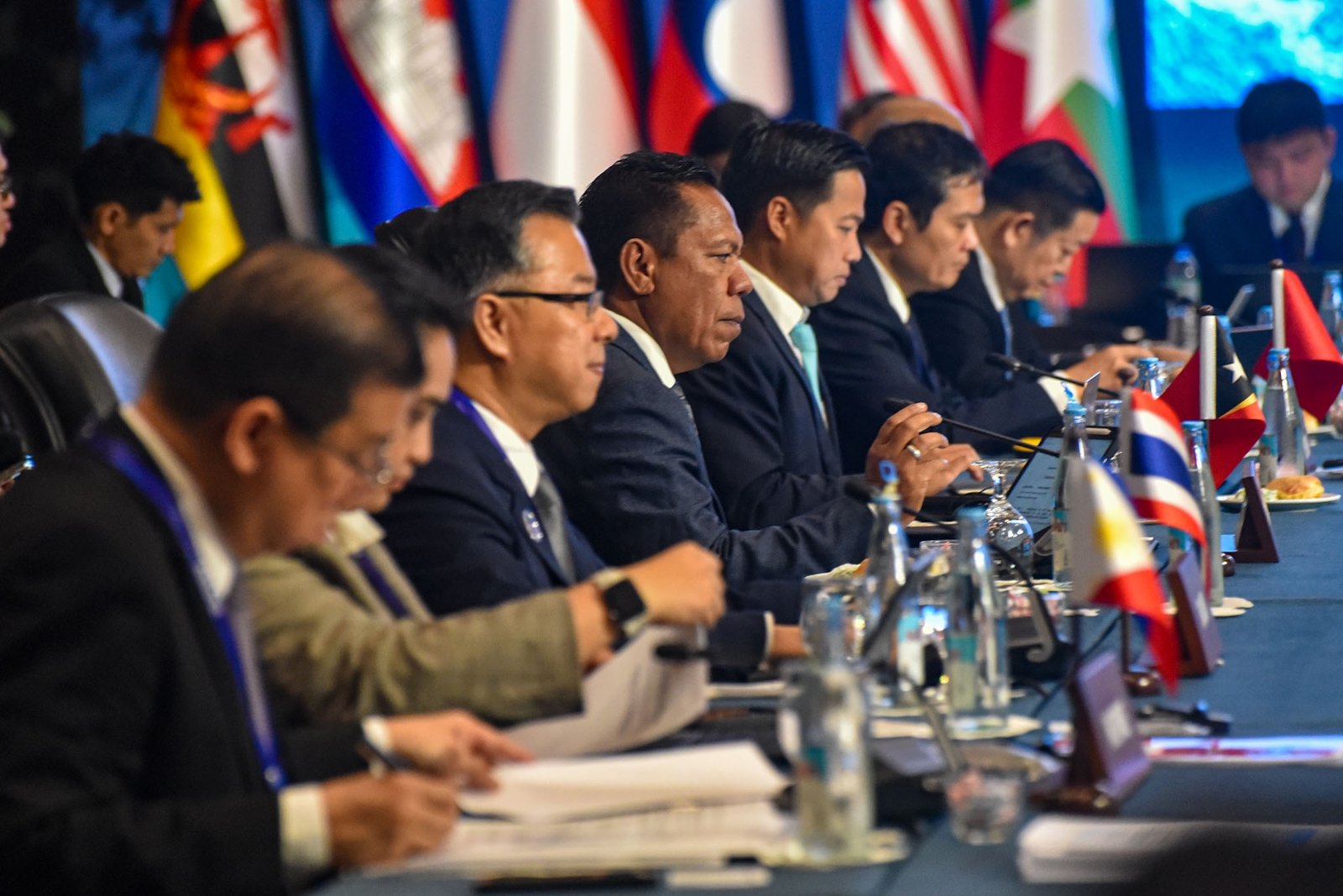 H.E. Maria Cristina Roque, Minister of Trade and Industry of the Republic of the Philippines, presides by sharing her opening remarks in the 29th ASEAN Investments Area Council Meeting for the 58th ASEAN Economic Ministers' Meeting and Related Meeting (AEM) at the Philippines International Convention Center in Pasay City, on 19 September. l Zedrich Xylak Madrid