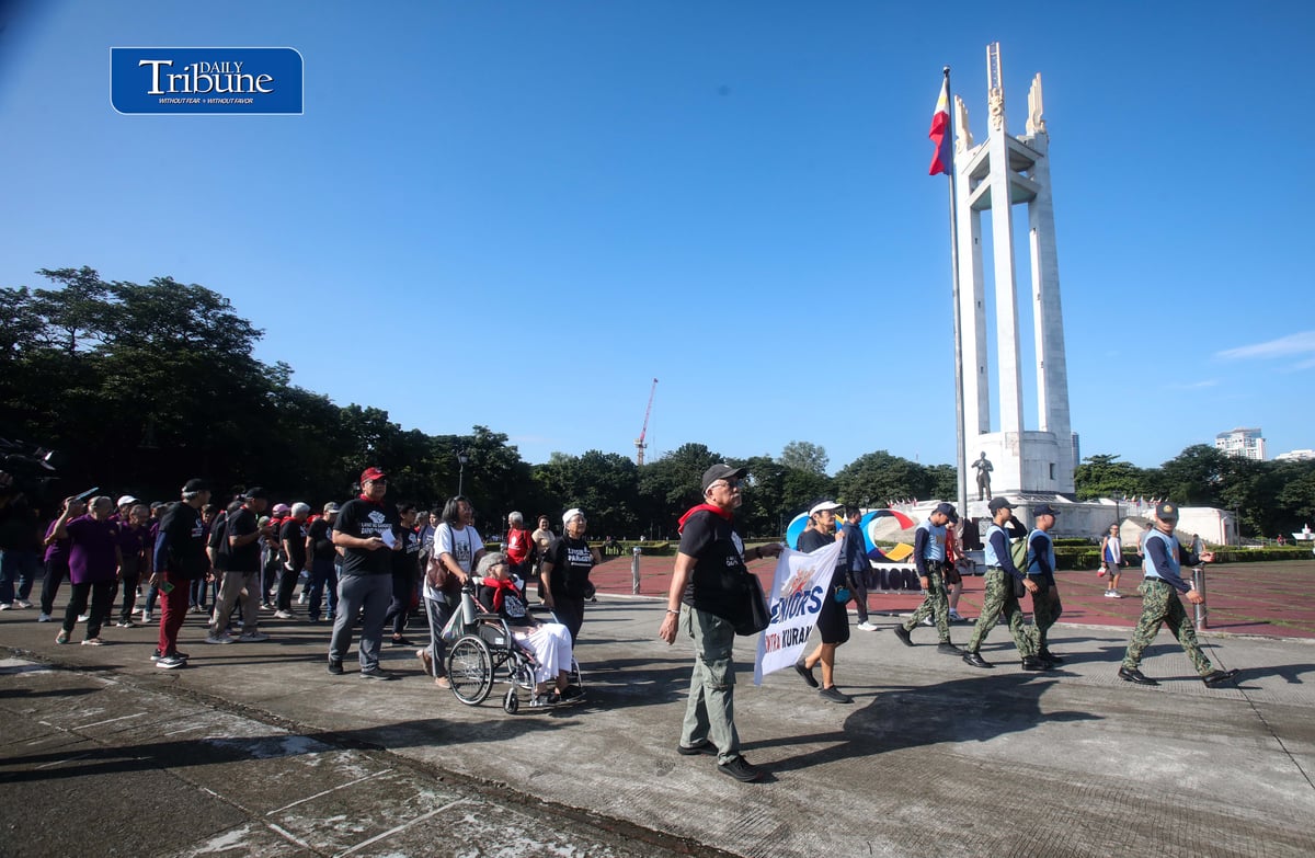 (September 19 2026) Seniors Kontra Kurakot (SKK)  hold their 6th Walk Against Corruption on Saturday September 19, 2026  at Quezon Memorial Circle, the group  Calling to Allocate Budget for Social Services, Increase Social Pension, and increase the monthly social pension for senior citizens,  They are also against allocating funds for confidential funds. Photo/Analy Labor