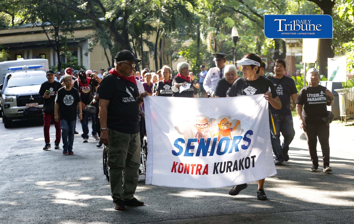 √(September 19 2026) Seniors Kontra Kurakot (SKK)  hold their 6th Walk Against Corruption on Saturday September 19, 2026  at Quezon Memorial Circle, the group  Calling to Allocate Budget for Social Services, Increase Social Pension, and increase the monthly social pension for senior citizens,  They are also against allocating funds for confidential funds. Photo/Analy Labor