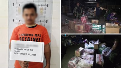 P596K smuggled cigarettes seized