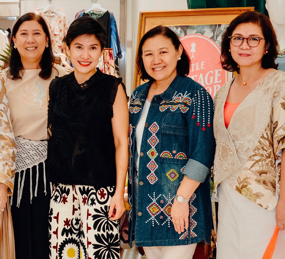 ANNA Lagon, Marion Salonga, Stella Cabalatungan and lani Robles.