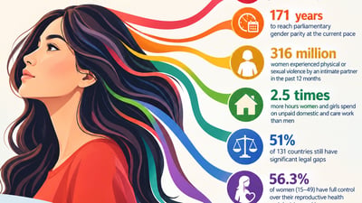 Gender equality not achievable by 2030?