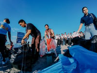 1,292 volunteers join coastal cleanup in La Union
